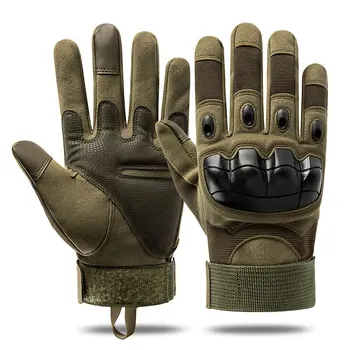 Летние мотоциклетные перчатки, дышащая военная перчатка на полный палец, нескользящая спортивная перчатка для активного отдыха, защитная перчатка для мотокросса, Мужская и женская