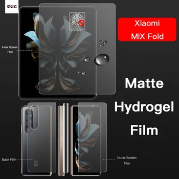 Матовая гидрогелевая мягкая пленка из ТПУ для Xiaomi MIX Fold 3 2, наклейка на внутренний наружный шарнир, защитная пленка для всего тела
