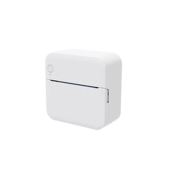 Мини Карманный принтер для Заметок, Фотопринтеры, Портативный Bluetooth Термопринтер для этикеток, Маленький домашний принтер, Белый