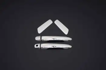 Накладки на дверные ручки Renault Clio 4 (2012 2022) - Нержавеющая сталь-HB-5D