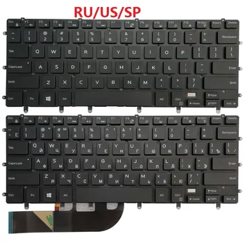 Новая русская/американская/испанская клавиатура для ноутбука DELL Inspiron 7558 7568 с подсветкой