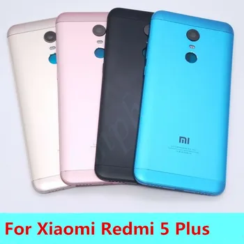 Новинка, Запасные Части для Xiaomi Redmi 5 Plus (MEE7), Задняя крышка Батарейного отсека, Дверца Корпуса + Боковые кнопки + Замена объектива вспышки камеры