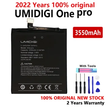 Новый 100% Оригинальный Аккумулятор для телефона Емкостью 3550 мАч Для резервного копирования UMIDIGI ONE PRO, Высококачественные Аккумуляторы С Инструментами + Номер отслеживания