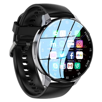 Новый 4G NET Новый A3 Global Android Smartwatch Для мужчин с двойной HD-камерой, полным сенсорным экраном, частотой сердечных сокращений IP67, водонепроницаемые смарт-часы, вызов SIM-карты