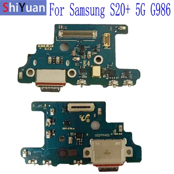 Оригинальный USB-разъем для зарядки Flex Для Samsung Galaxy S20 + G985F 5G SM-G986B SM-G986F Замена док-станции для зарядного устройства
