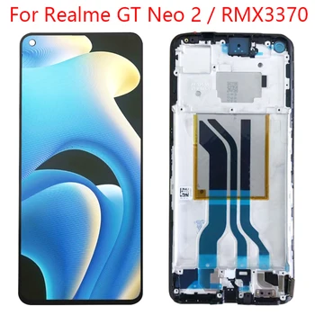 Оригинальный Для Oppo Realme GT Neo2 RMX3370 ЖК-экран Сенсорная Панель Дигитайзер Для Realme GT Neo 2 ЖК-дисплей