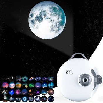 Планетарий 32 в 1, Звездный проектор, ночник Galaxy, проектор Bluetooth, музыка, ночники Звездного неба для украшения спальни