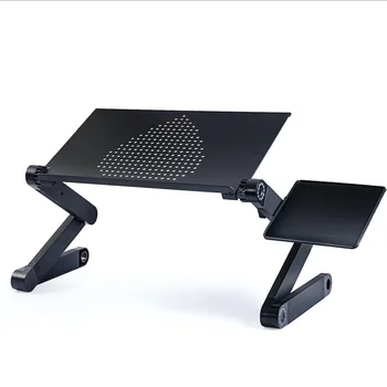 Портативный регулируемый складной компьютерный стол, подставка для ноутбука, кровать для телевизора, компьютерный стол для ноутбука с ковриком для мыши