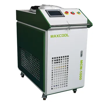 Ручной волоконно-лазерный сварочный аппарат Maxcool мощностью 1 кВт 2 кВт для сварки нержавеющей стали, железа, Алюминия, Меди, латуни
