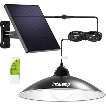 Солнечные подвесные светильники, суперяркая люстра IP65, Водонепроницаемая солнечная лампа с дистанционным управлением для спальни, сада, патио