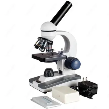 Составной микроскоп-AmScope Поставляет 40X-1000X Металлический каркас для домашнего школьного C & F Составного микроскопа + 25 Подготовленных слайдов M150C-PS25
