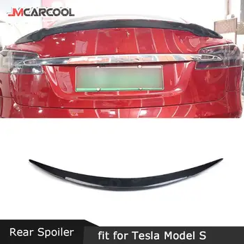 Спойлер Заднего багажника из Углеродного волокна для Седана Tesla Model S 60 70 75 85 90 D P85D P90D P100D 2012-2019 Крылья багажника в стиле RZ