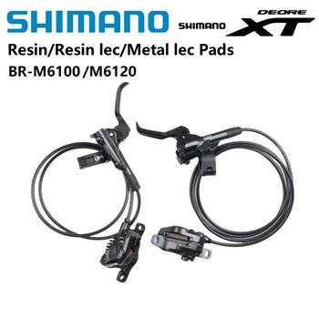 Тормозные Поршни Shimano DEORE SLX M6100 M6120 Гидравлический Диск BR Для MTB Велосипеда Аксессуары Из смолы/lec/Металлические lec Колодки G05S J04C