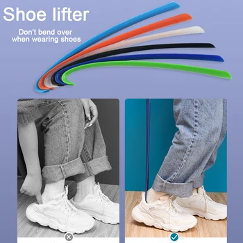 Удлиненный рожок для обуви, ленивый помощник для обуви, приспособление для подъема обуви с длинной ручкой, Выдвижной рожок для обуви, скользящая ручка, приспособление для подъема обуви с длинным рожком