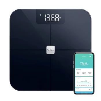 Умные Весы, Цифровые WiFi-весы для измерения жировых отложений и состава массы тела, ИМТ, Умные Весы, Пульсометр, Черный