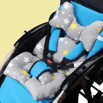 Хлопковая подушка для сиденья детской коляски, Толстая Теплая Уютная подушка для автомобильного сиденья, матрасы для сна, подушка для перевозки, аксессуар для детской коляски