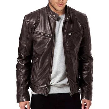 Хорошая куртка из искусственной кожи, Мужская модная куртка из искусственной кожи, Мотоциклетные мужские куртки, Верхняя одежда, Мужские пальто из искусственной кожи