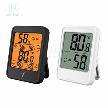 Цифровой термометр Гигрометр Комнатный термометр Электронный монитор температуры и влажности В помещении Метеостанция Для Дома